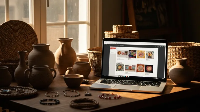 Vente de produits artisanaux en ligne